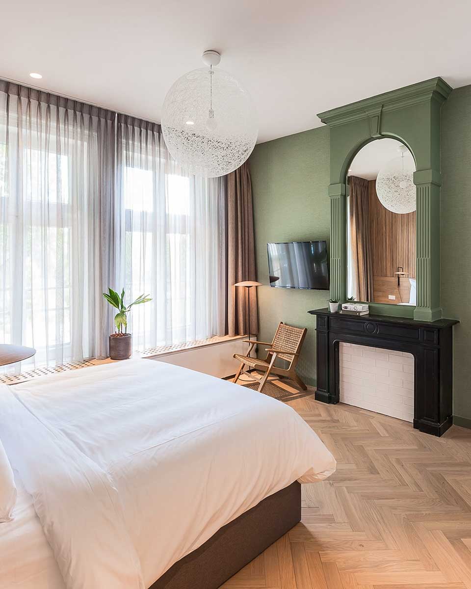 Hote room at the Hotel Arena Amsterdam