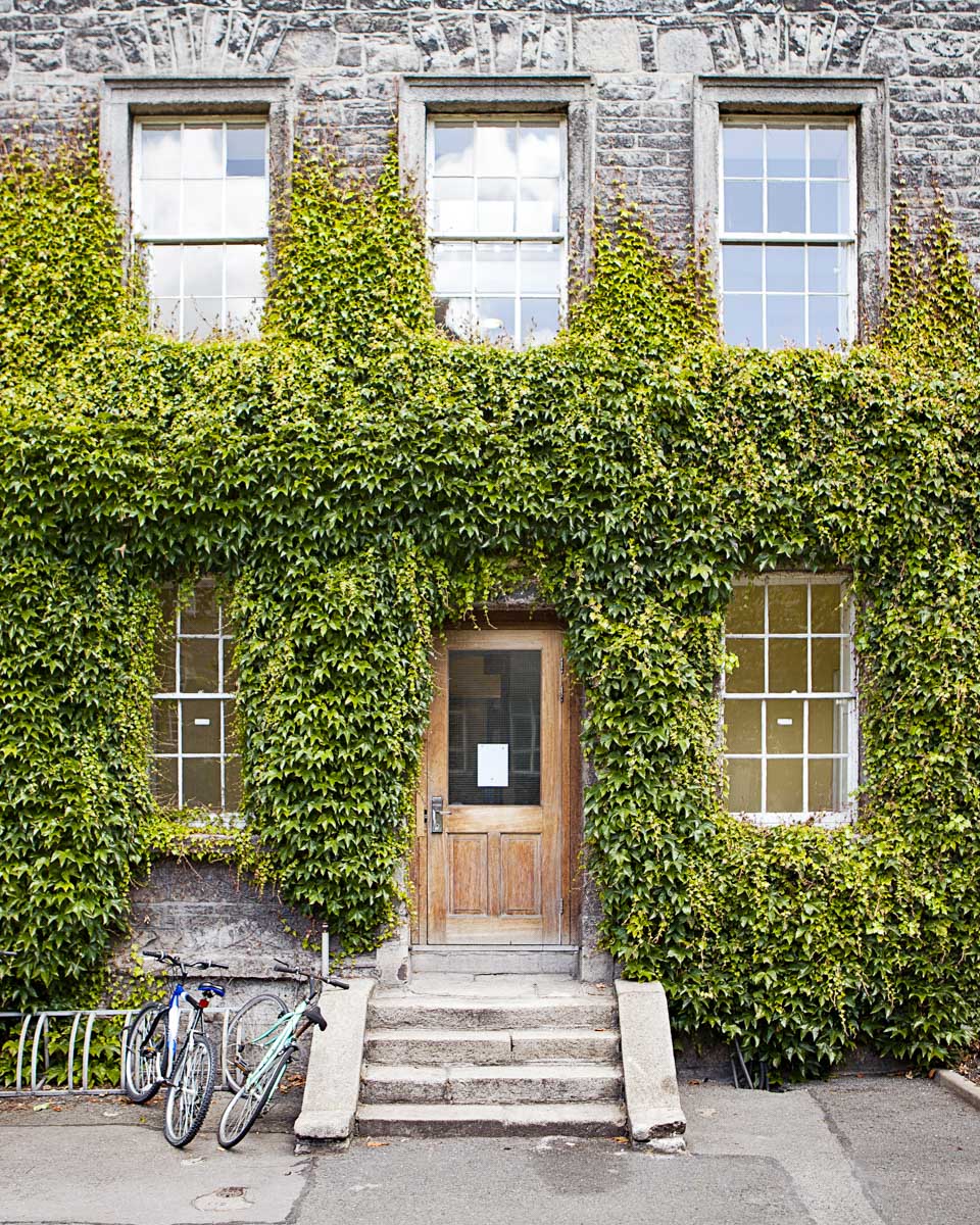 Merrion Square building in Dublin Ireland