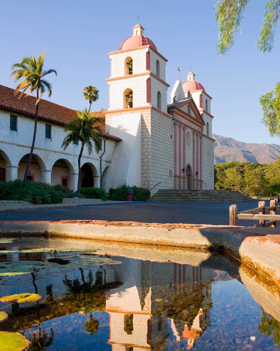 Old Mission Santa Barbara in Santa Barbara California 1