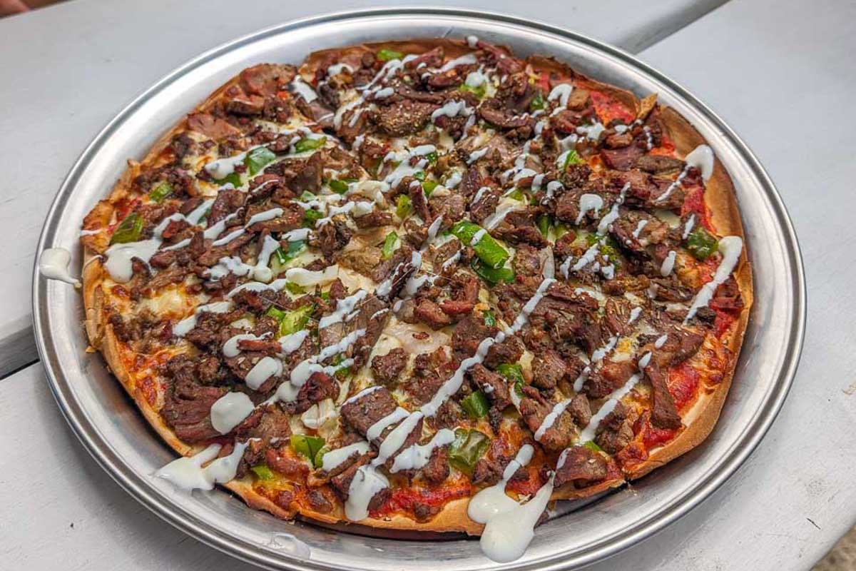 Pizza eaten in San Francisco California