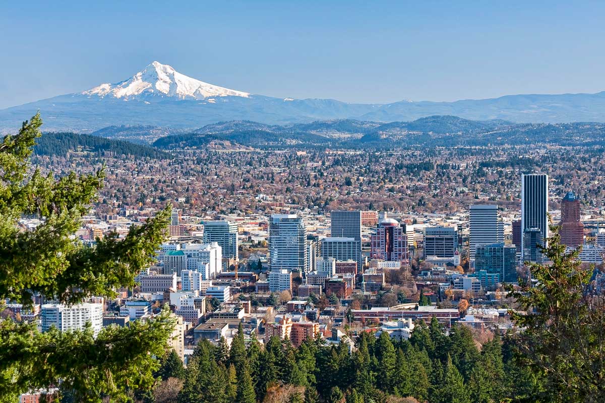 Portland Oregon cityscape