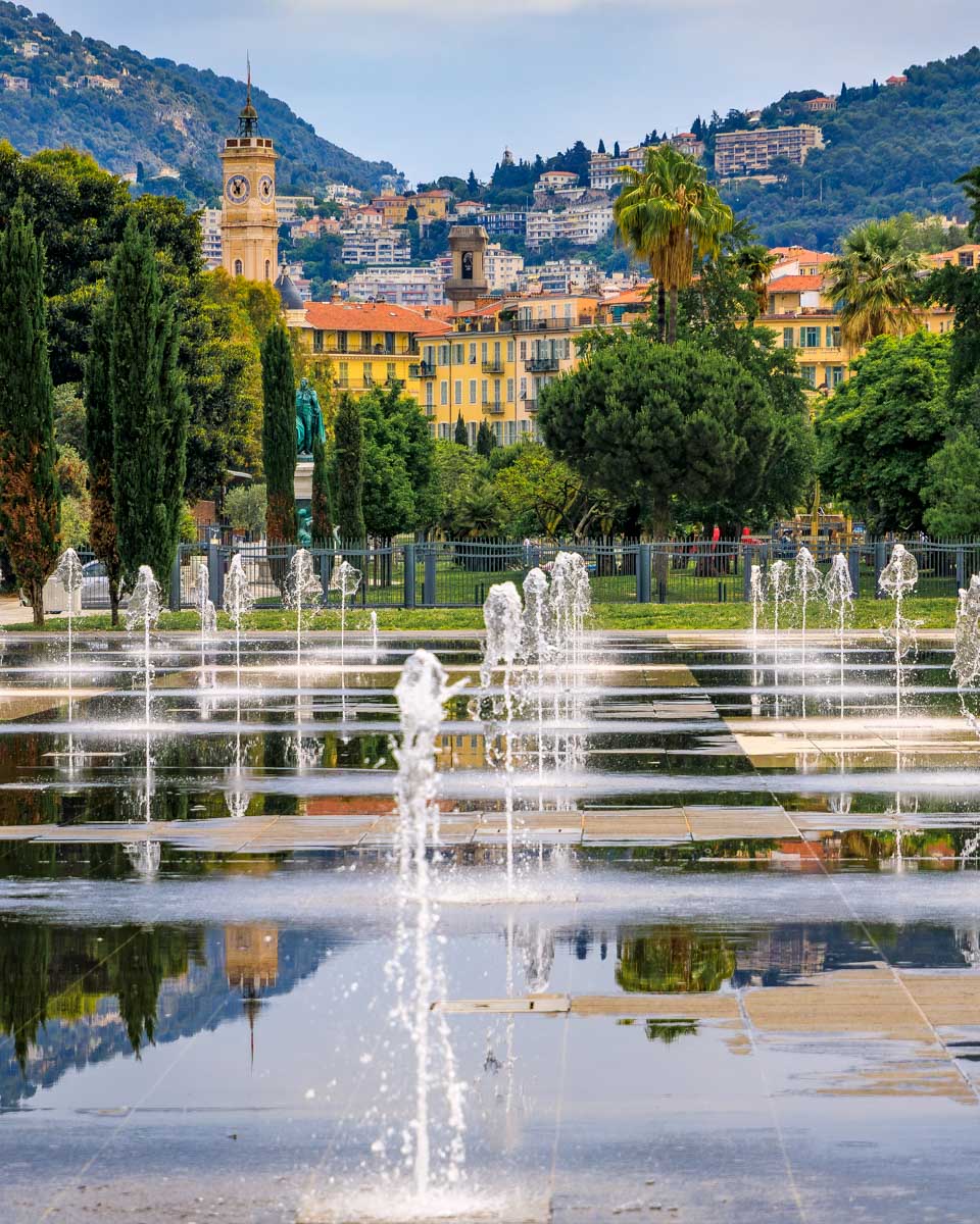 Promenade du Paillon in Nice France