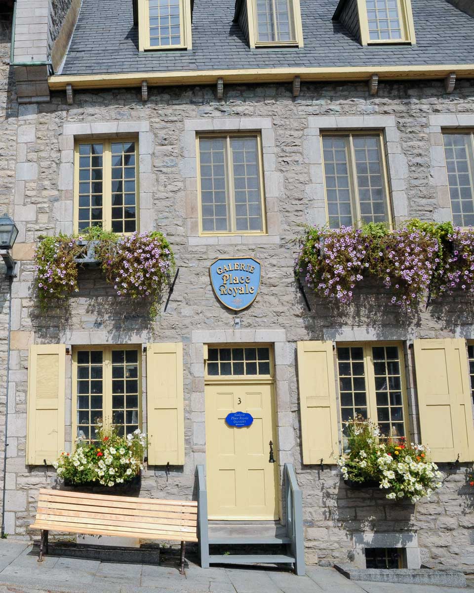 Quartier Petit Champlain seen on a tour of Quebec City Quebec