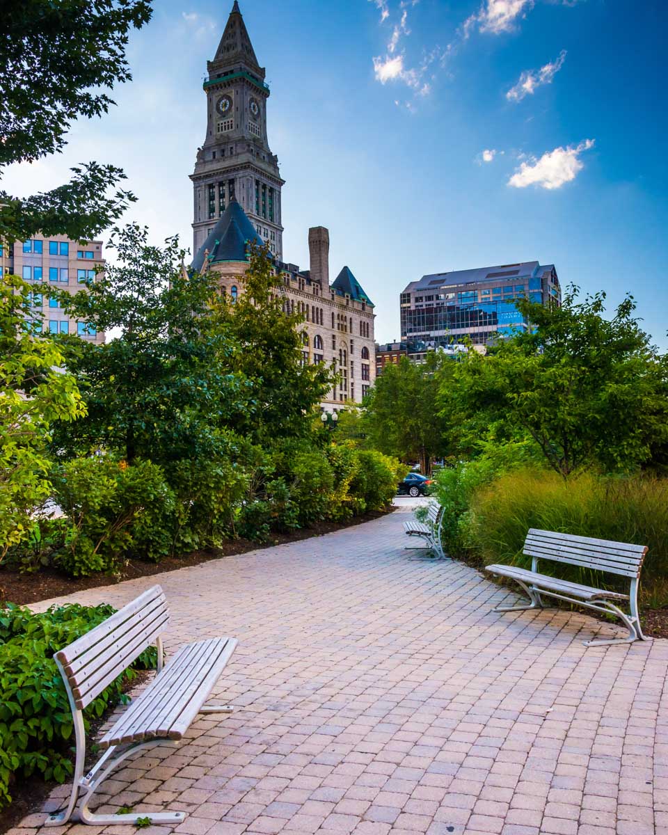 Rose Kennedy Greenway in Boston Massachusetts