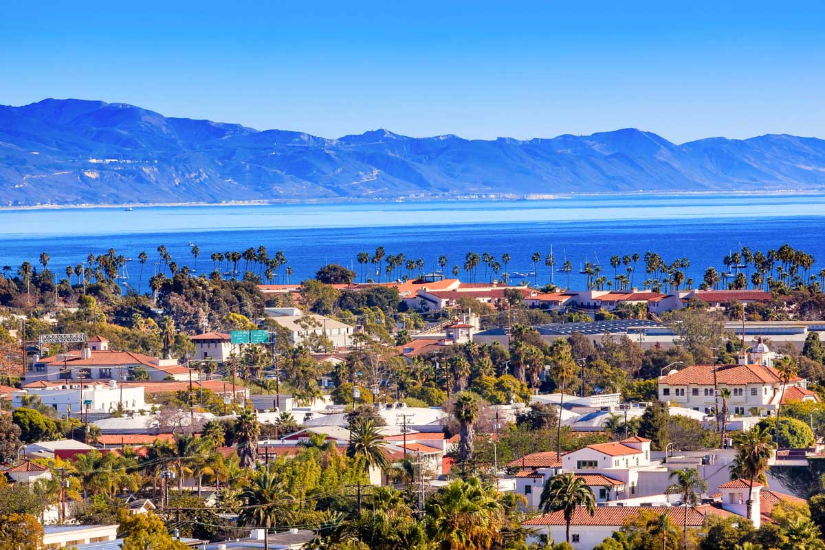 Santa Barbara skyline California
