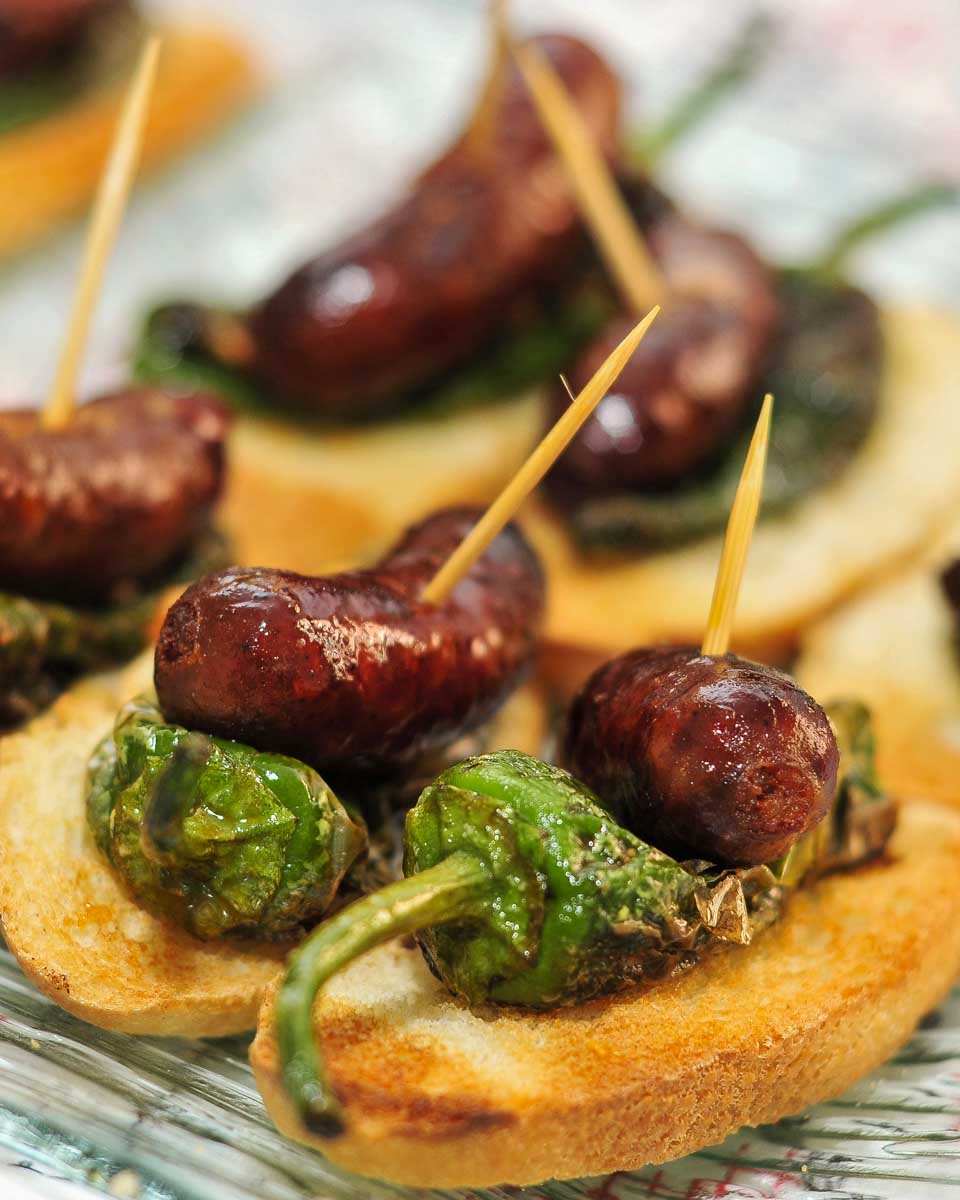 Spanish-tapas-eaten-on-a-food-tour-in-Seville Spain