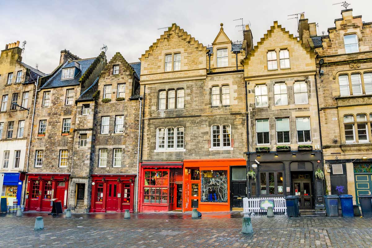 St Mary’s Street in Edinburgh Scotland