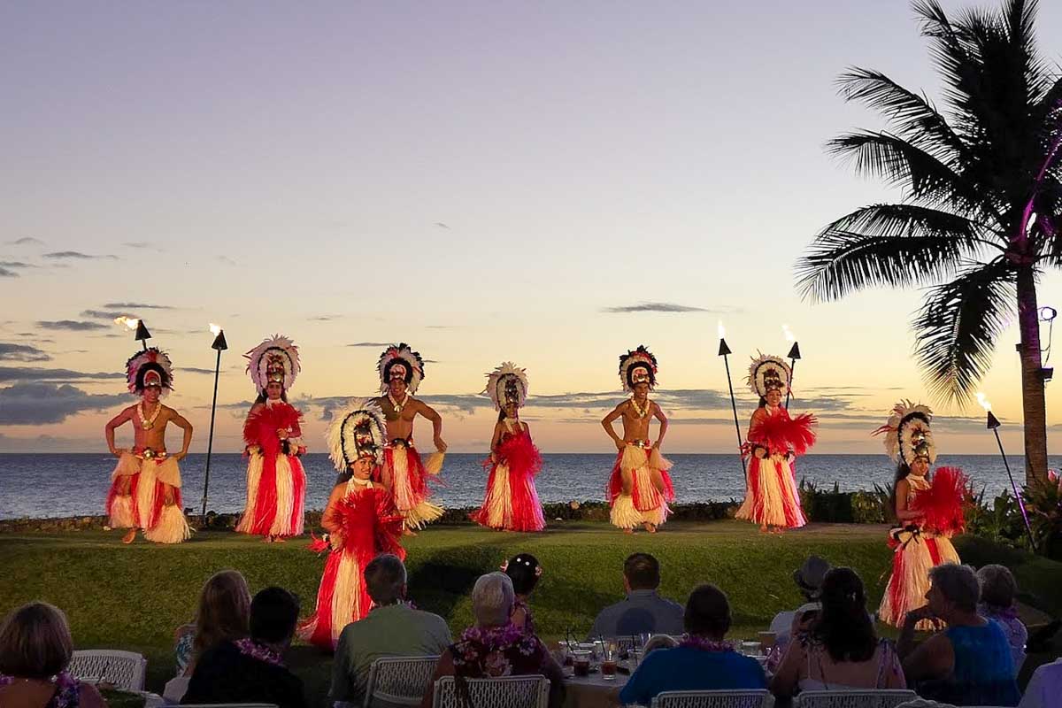 Te Au Moana Luau in Maui Hawaii
