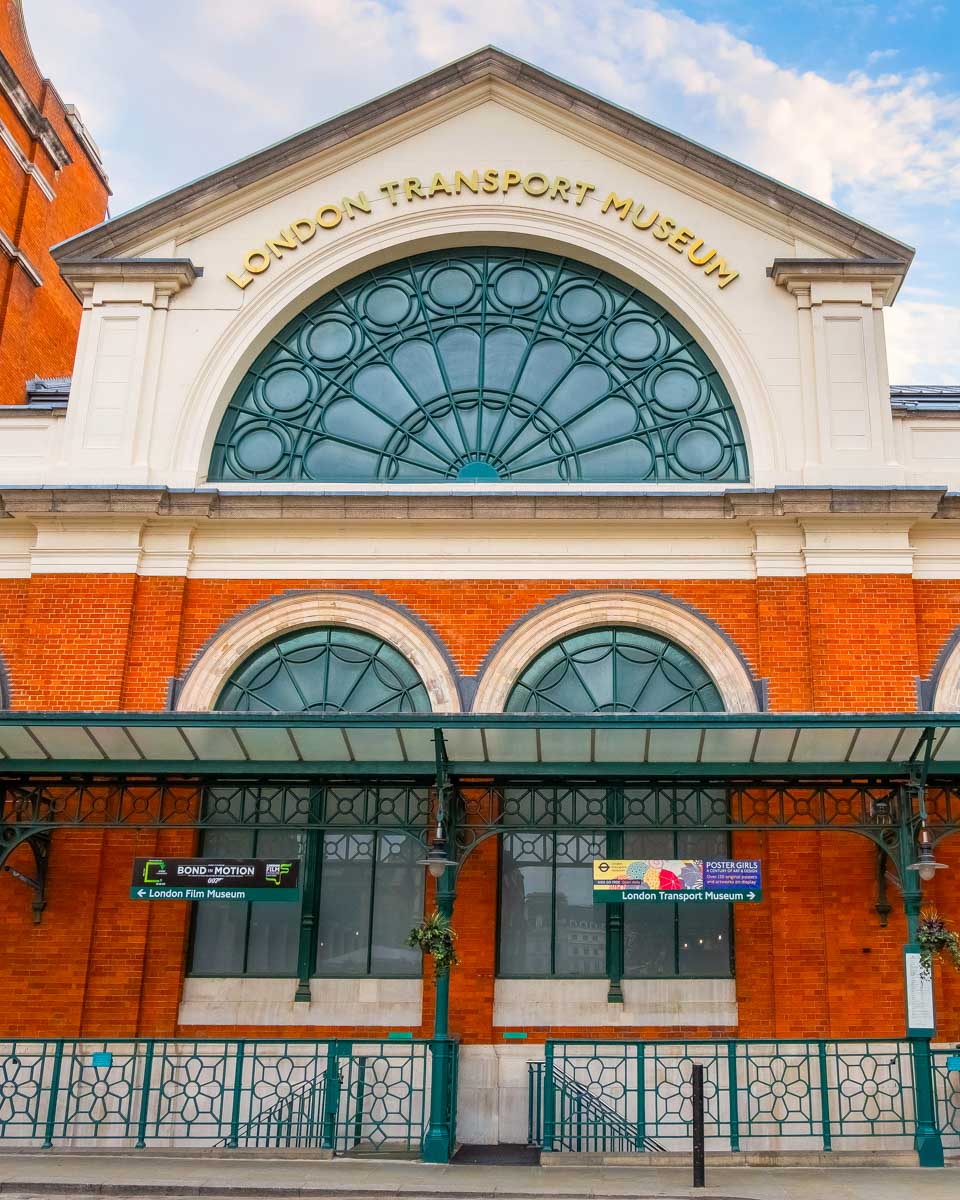 The London Transport Museum in Covent Garden London