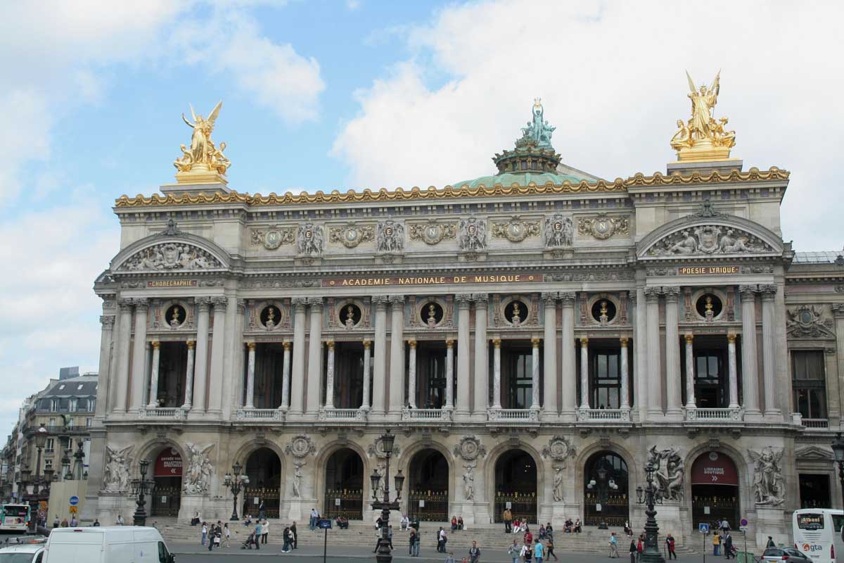 The Opera Garnier in Paris France