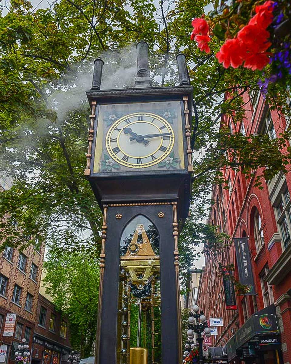 The Steam Clock in Gastown Vancouver