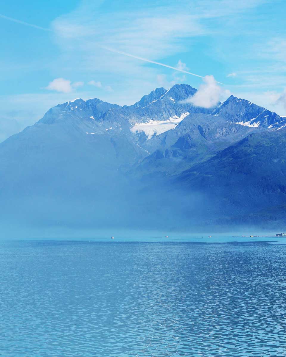 Views from Seward Highway on a tour of Anchorage Alaska