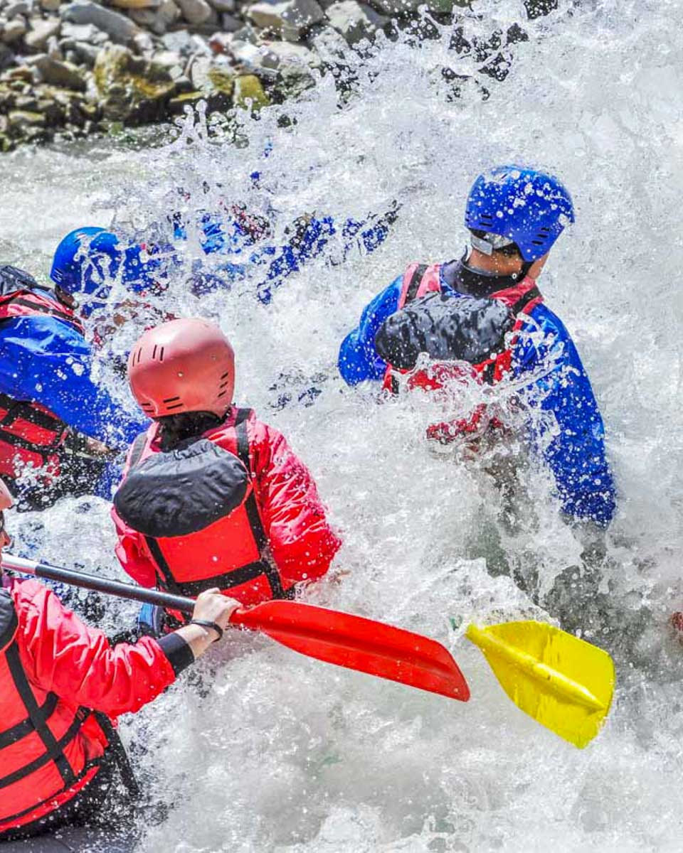White-water-rafting-near-Jackson Hole Wyoming
