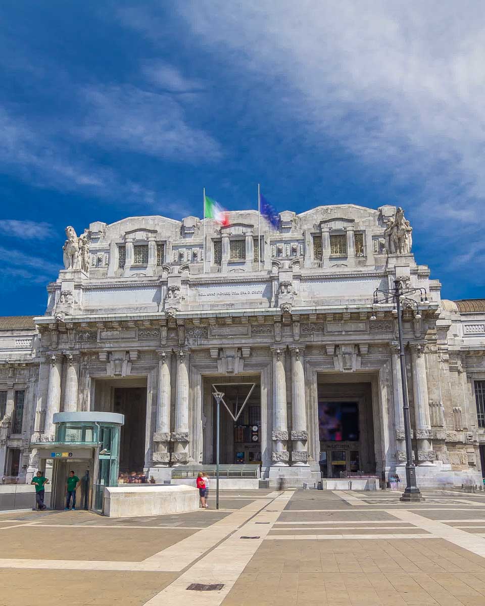 milan stazione centrale in Milan Italy