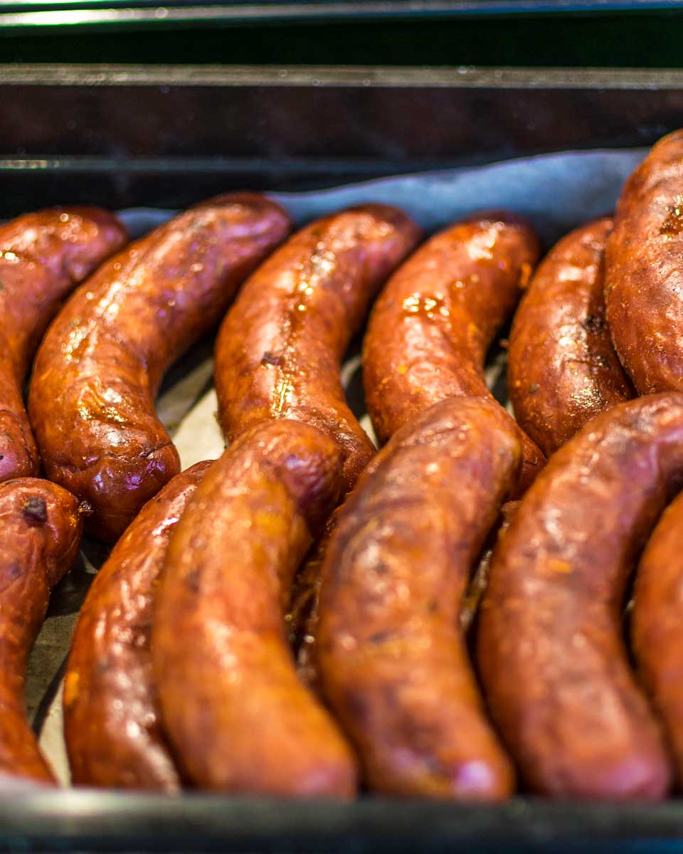 reindeer sausage eaten on a tour of Anchorage Alaska