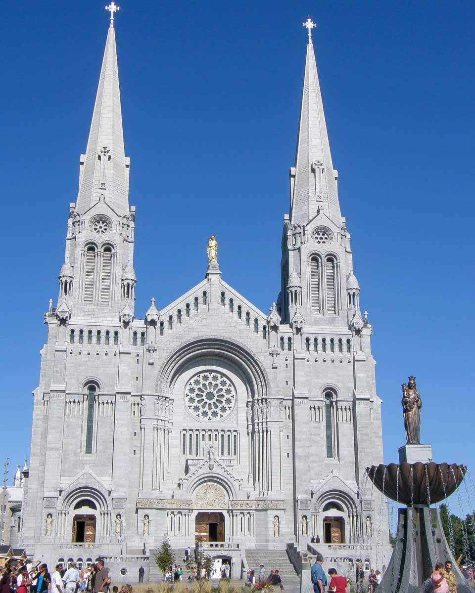 sainte anne de beaupré seen on a tour from Quebec City Quebec