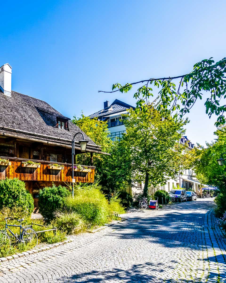 A historic building in Haidhausen Munich Germany