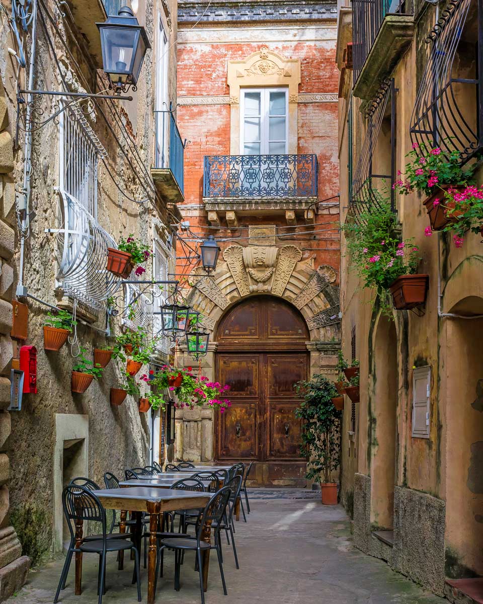 A-street-in-Positano on a tour of the Amalfi Coast from Naples Italy