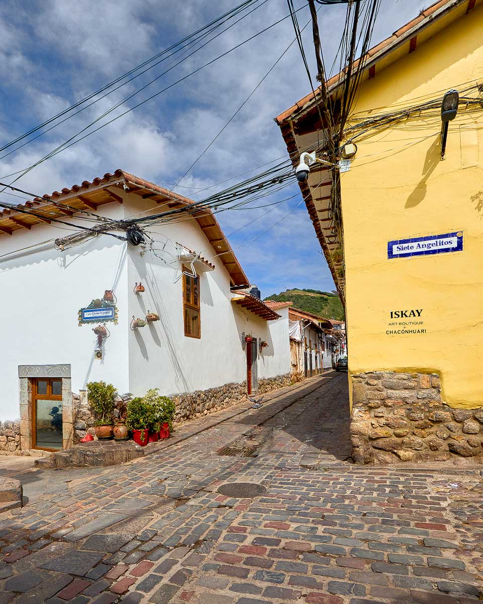 A street in the San Blas neighborhood of Cusco peru