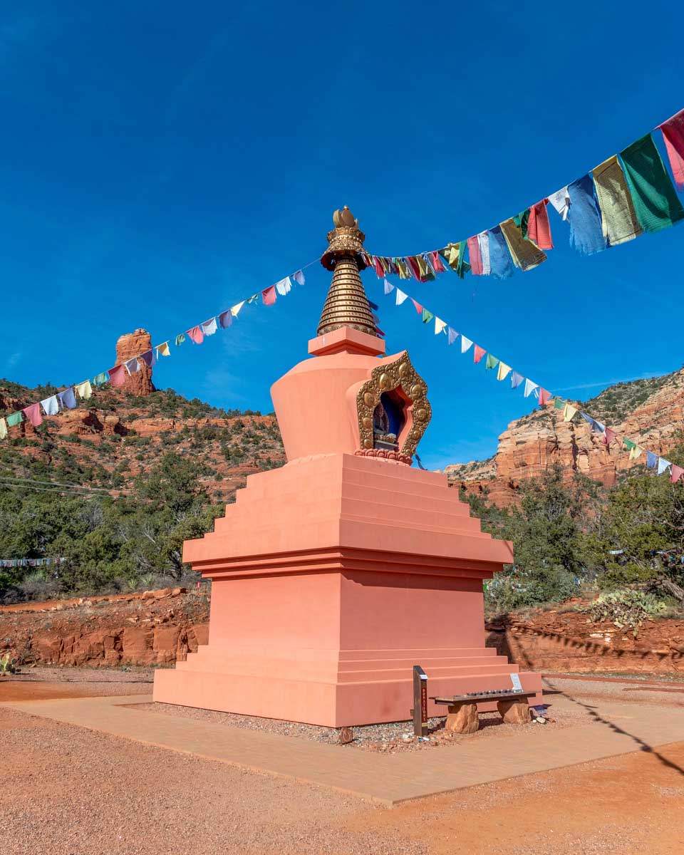 Amitabha Stupa and Peace Park in Sedona Arizona