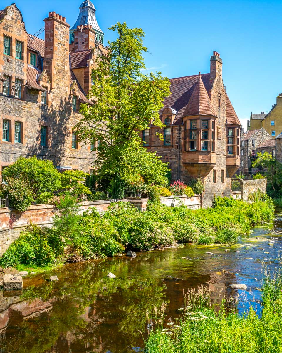 Bailey at dinner in Edinburgh Scotland
