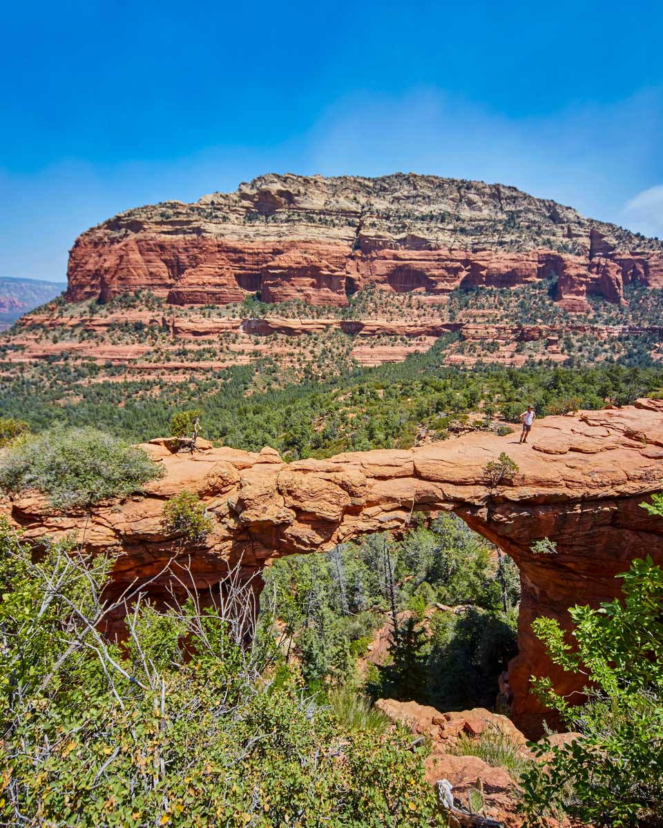 Devils Bridge hike in Sedona Arizona