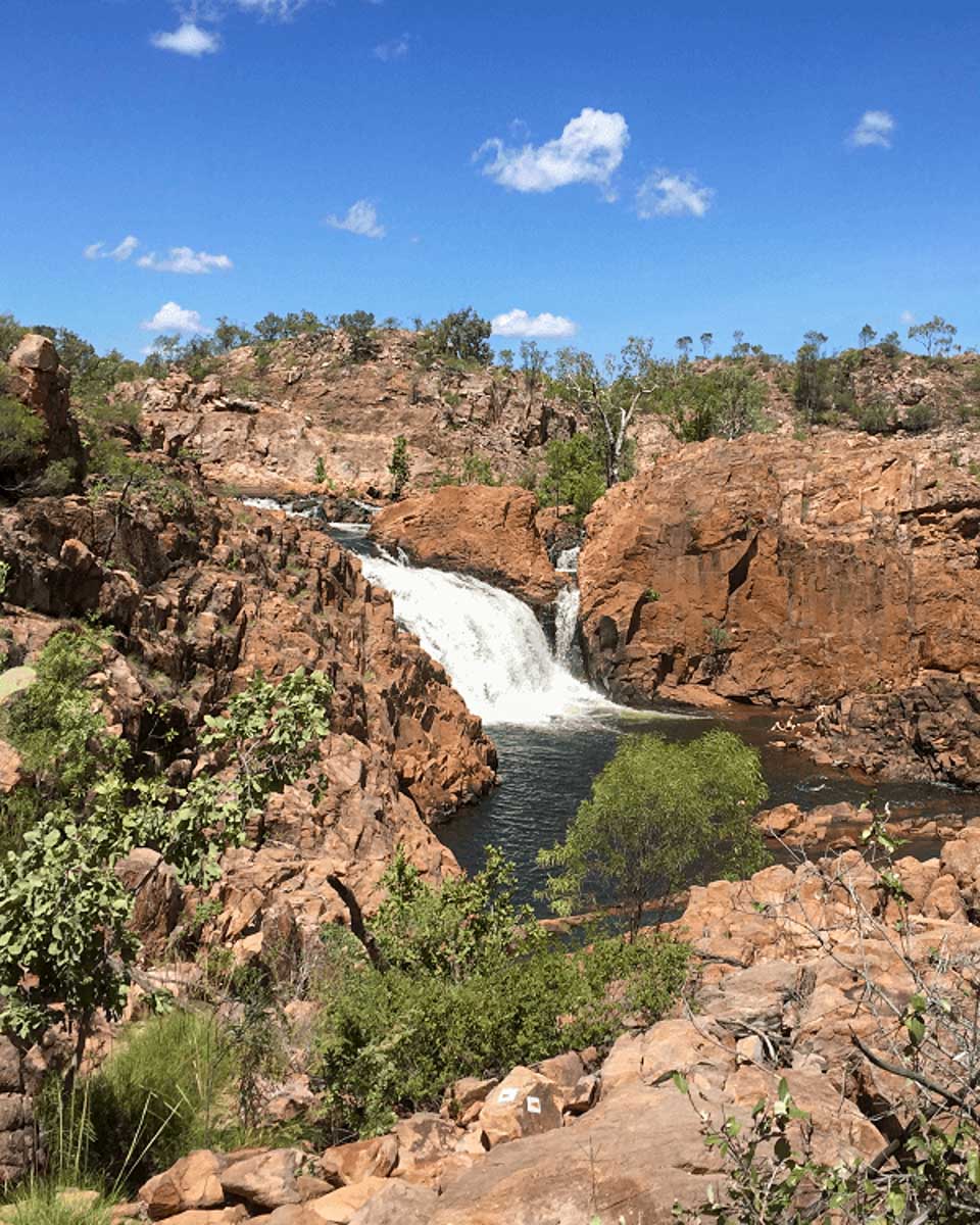 Edith Falls seen on a tour from Darwin Australia
