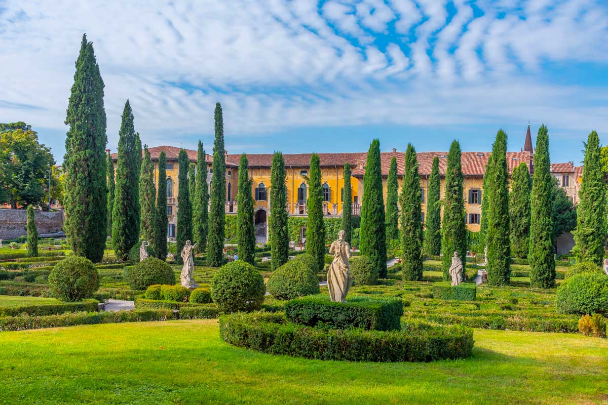 Giusti Garden and Palace in Verona Italy