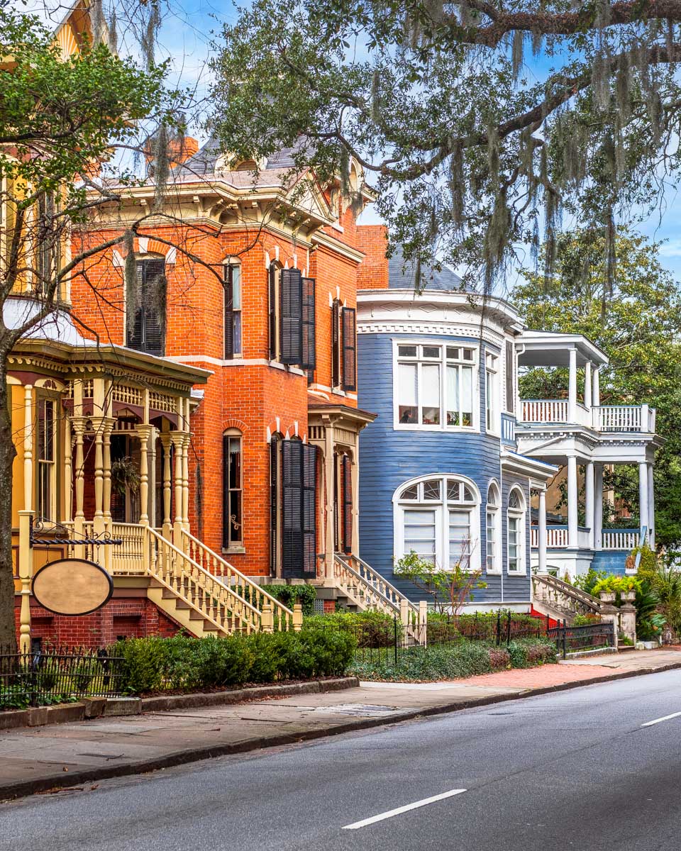 Homes in Southern Historic Savannah Georgia