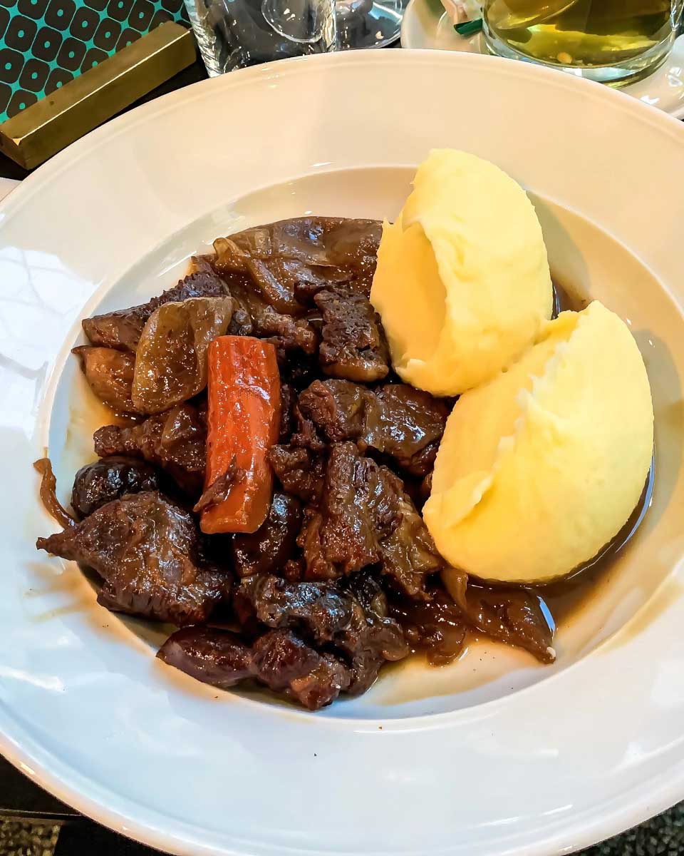 Irish stew eaten on a food tour in Cork Ireland