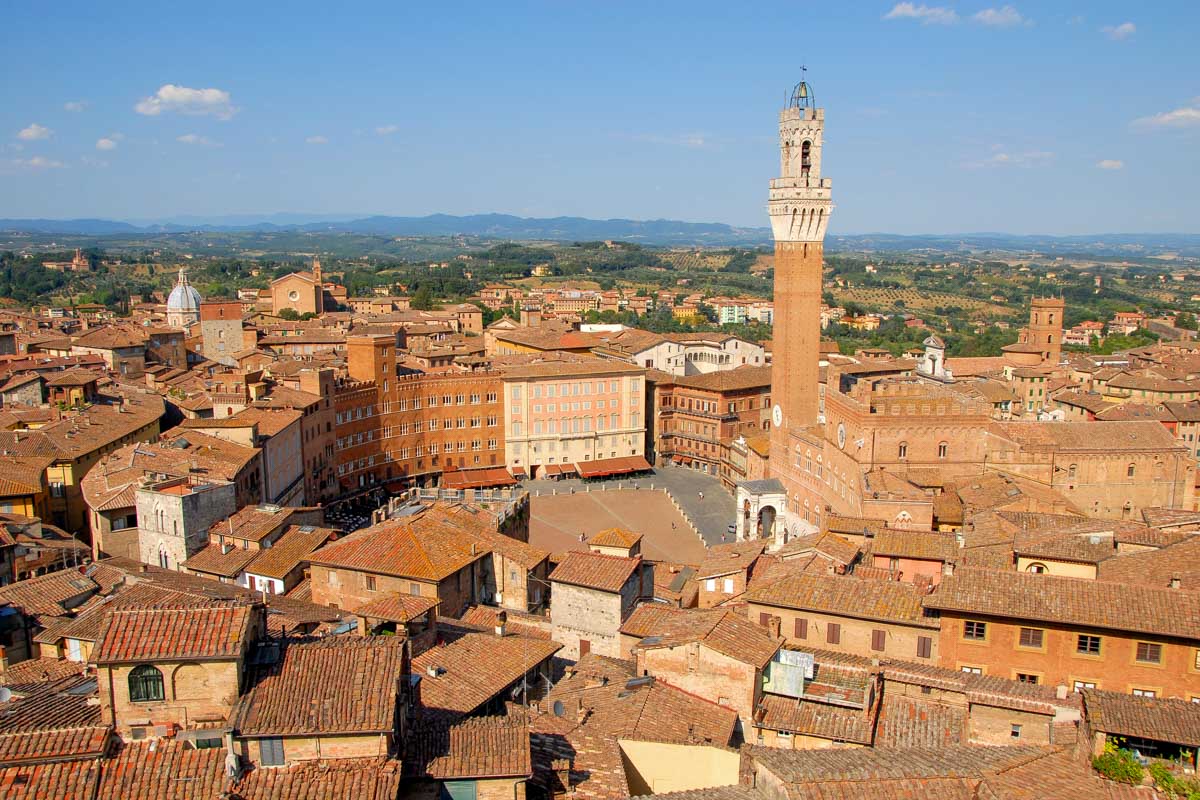 Looking at Siena from Panorama dal Facciatone Italy