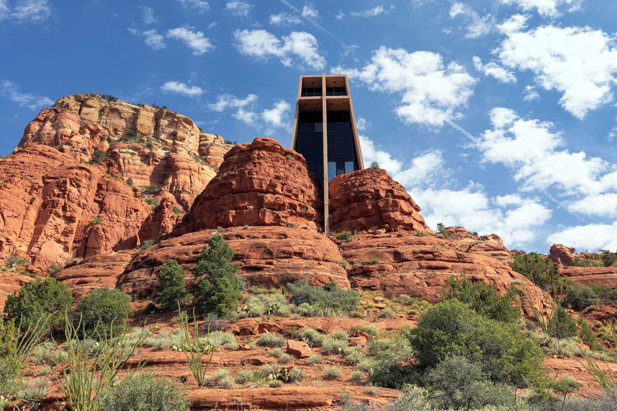 The Chapel of the Holy Cross in Sedona Arizona