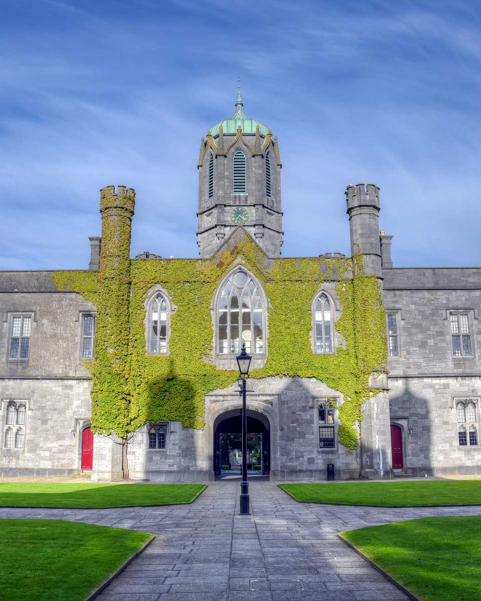 The National University of Ireland seen on a private walking tour of Galway Ireland