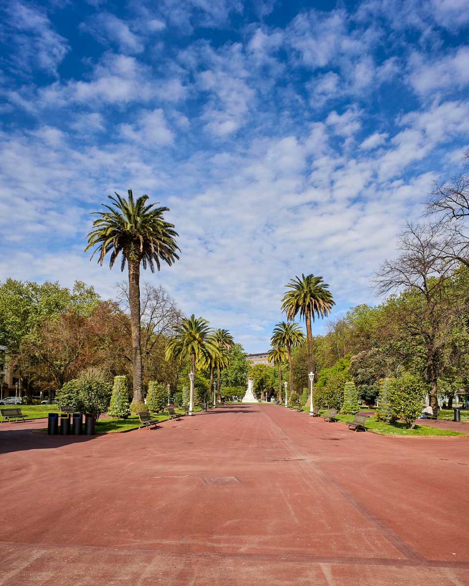 The Parque de Doña Casilda in Abando Bilbao Spain
