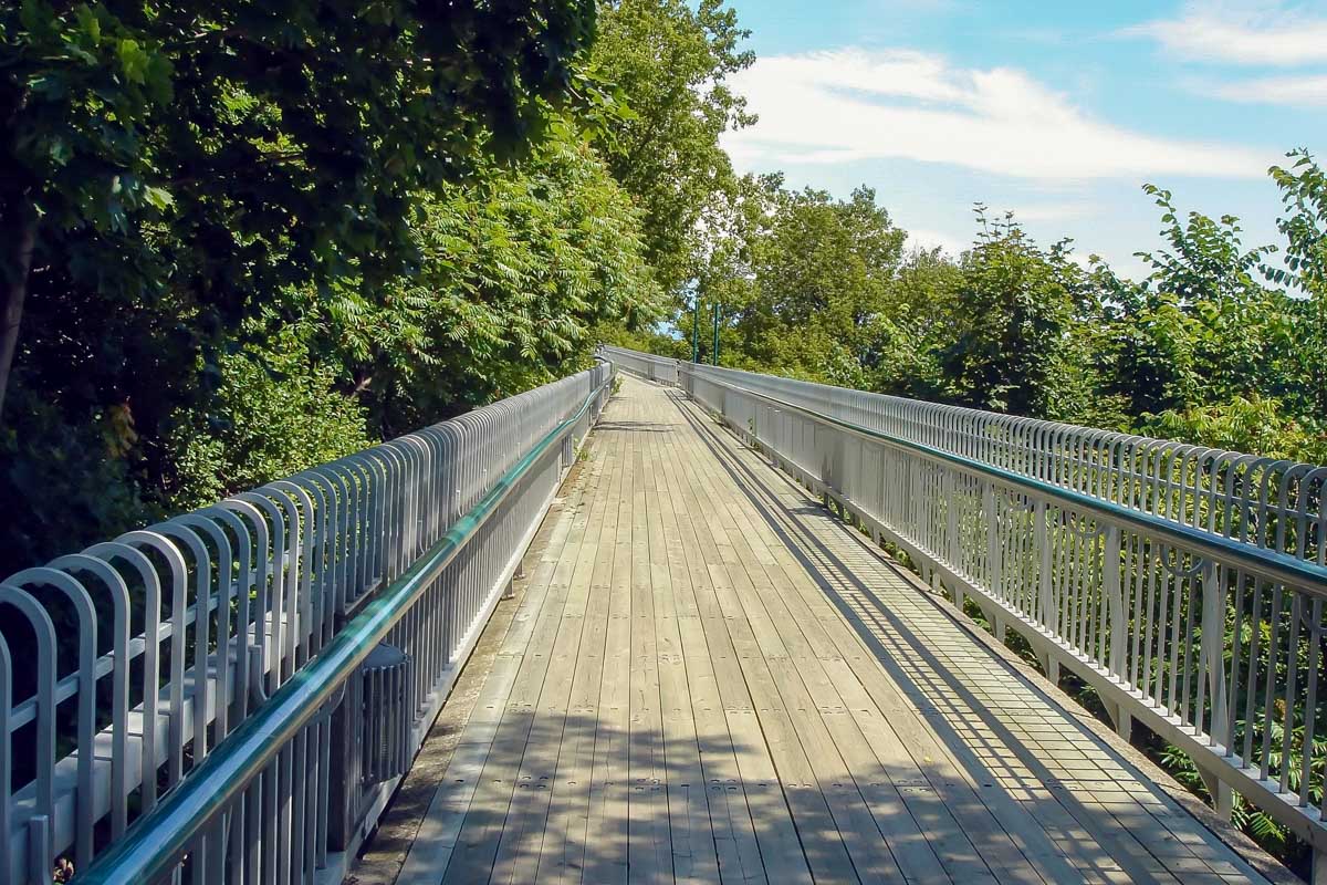 The Promenade Des Gouverneurs in Quebec City Quebec