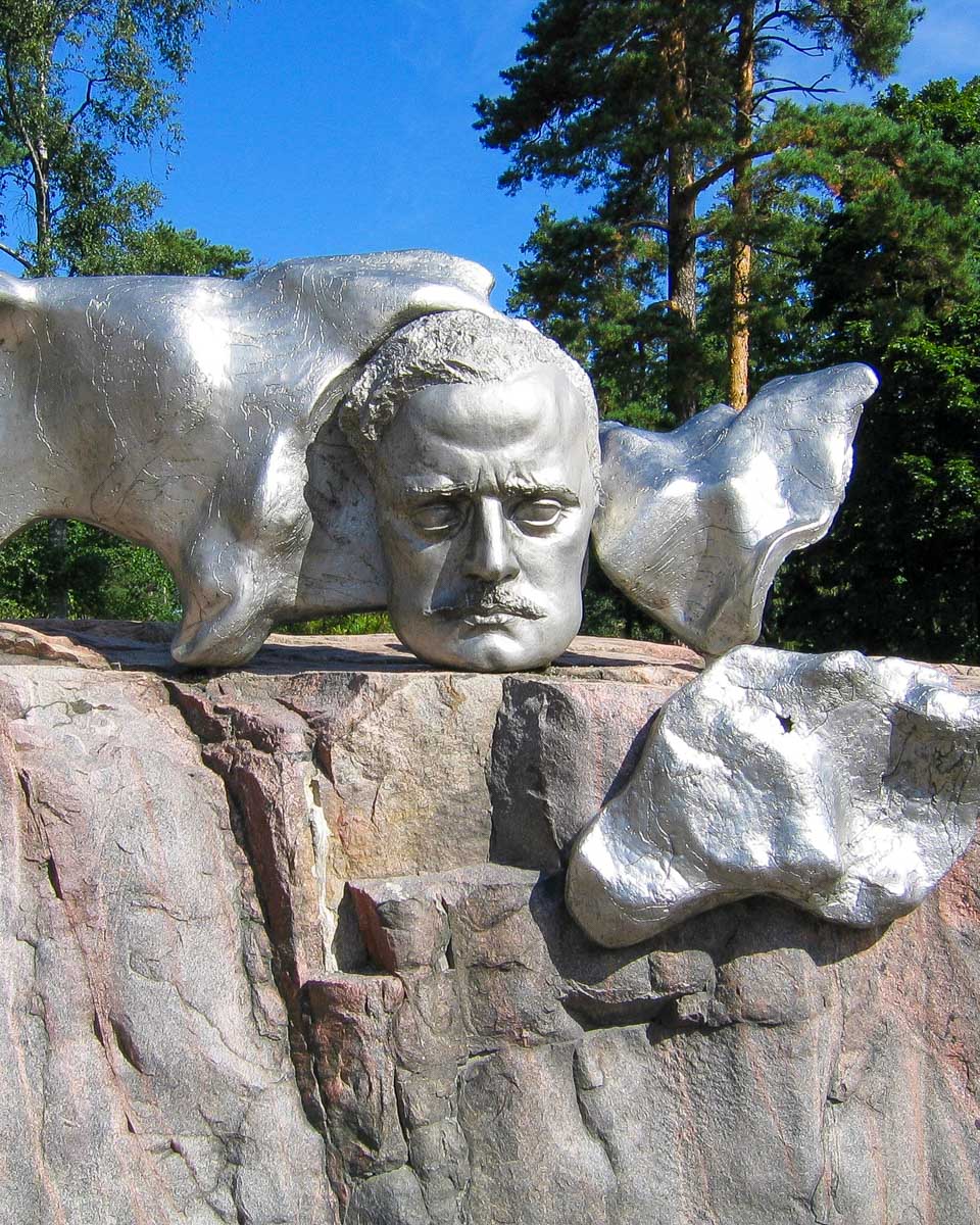 The Sibelius Monument seen on a tuk tuk tour of Helsinki Finland