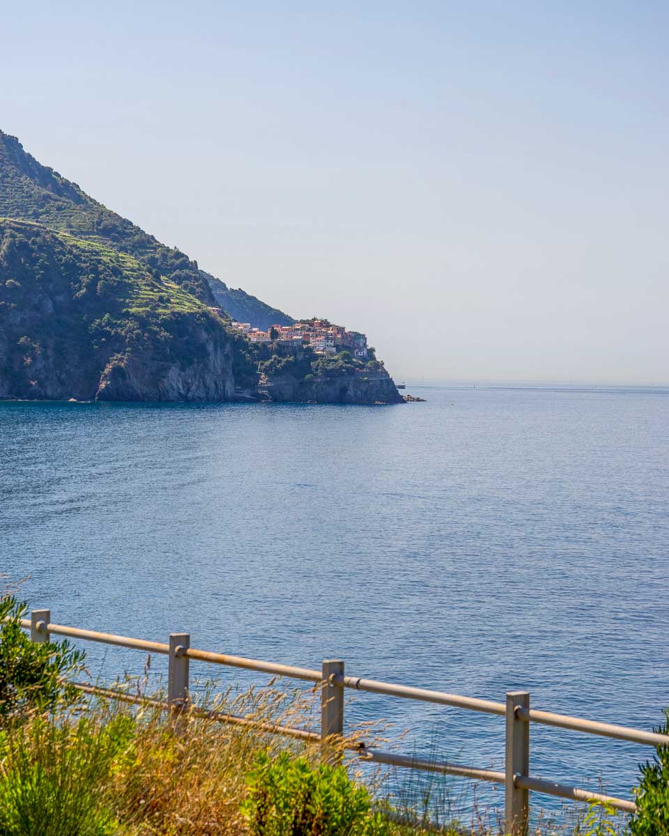 Views from a trek hike of Cinque Terre Italy