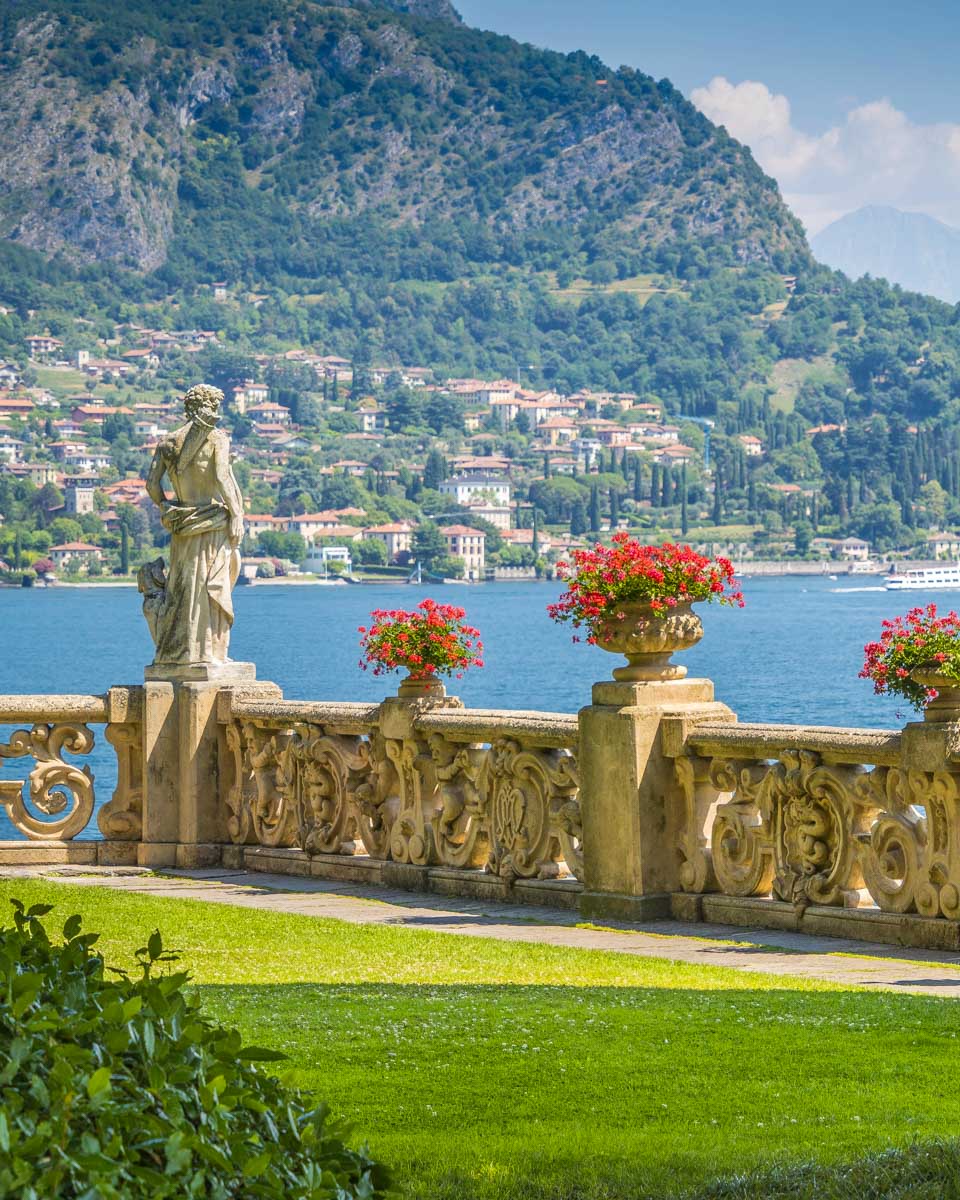 Villa del Balbianello in Lenno on Lake Como Italy
