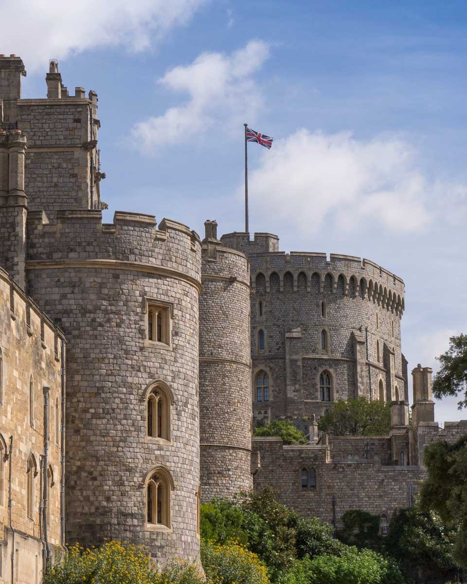 Windsor Castle seen on a tour to Windsor Castle from London England