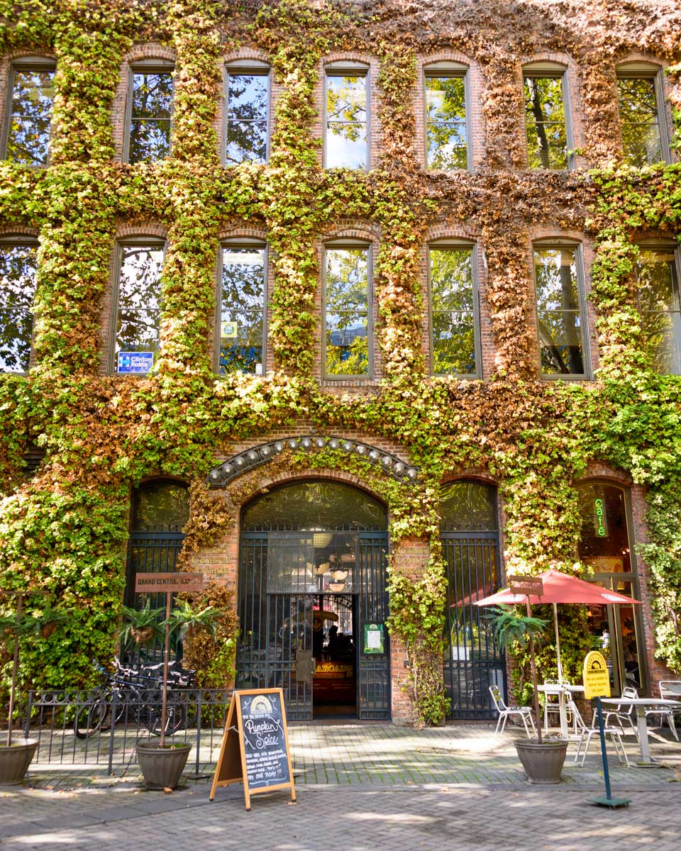 A building in Pioneer Square Seattle Washington