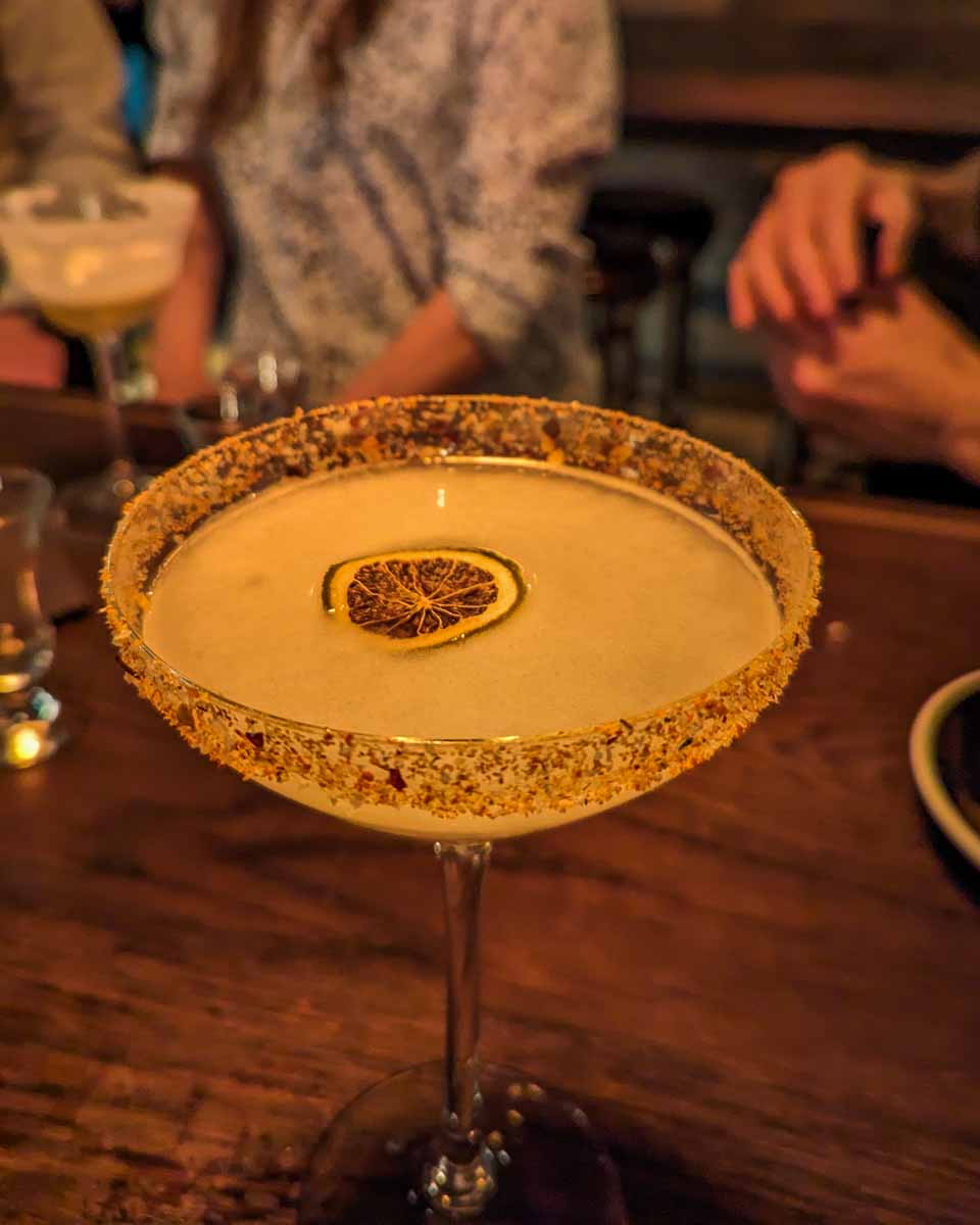 A-cocktail-at-a bar in Corfu Greece