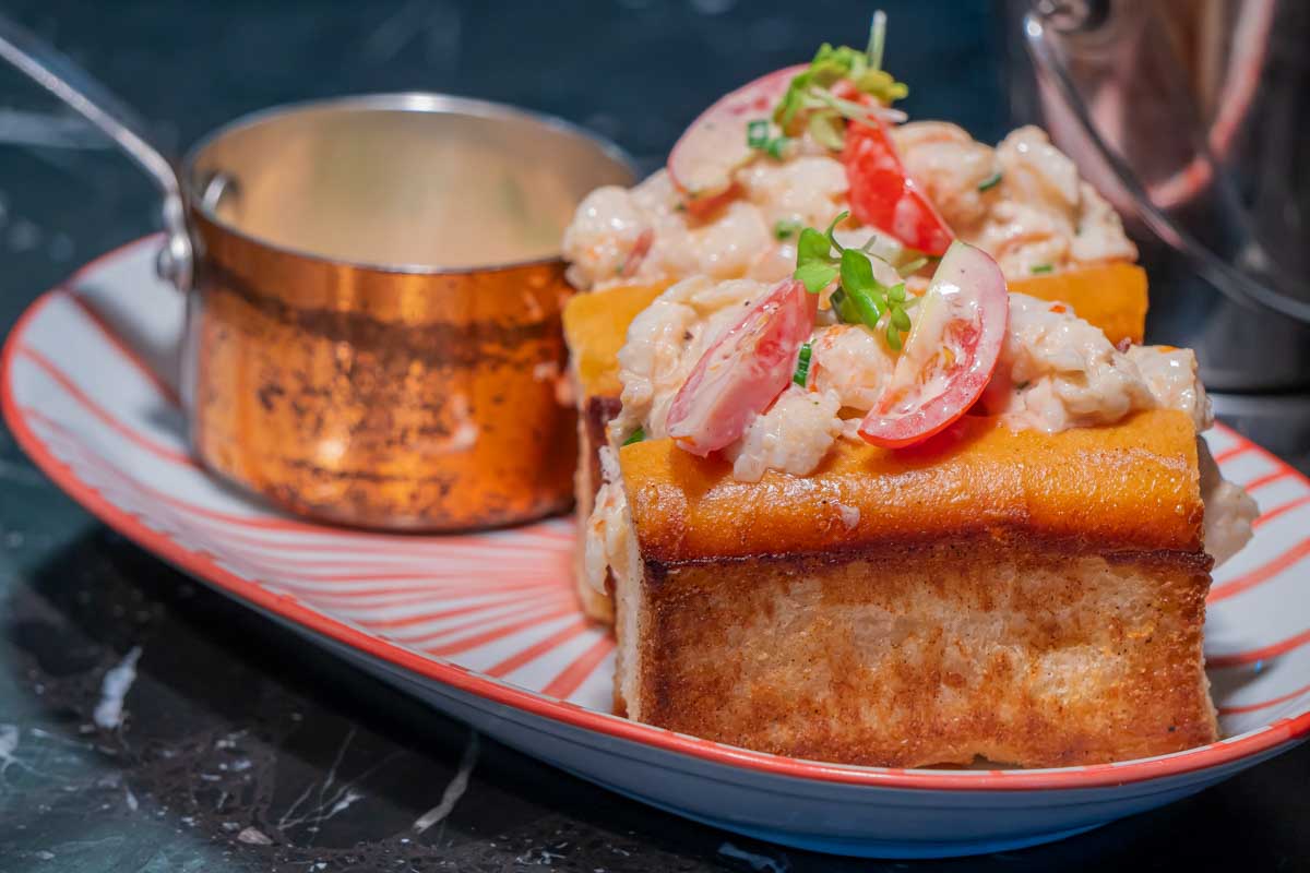 A-lobster-roll-eaten-in Portland Maine