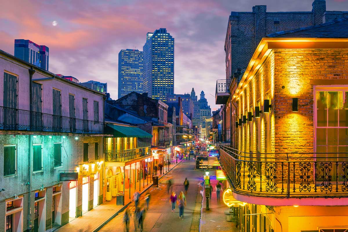 French Quarter in New Orleans Louisiana
