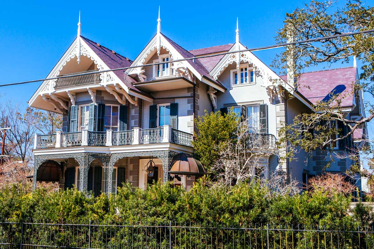 Garden District Architecture New Orleans Louisiana