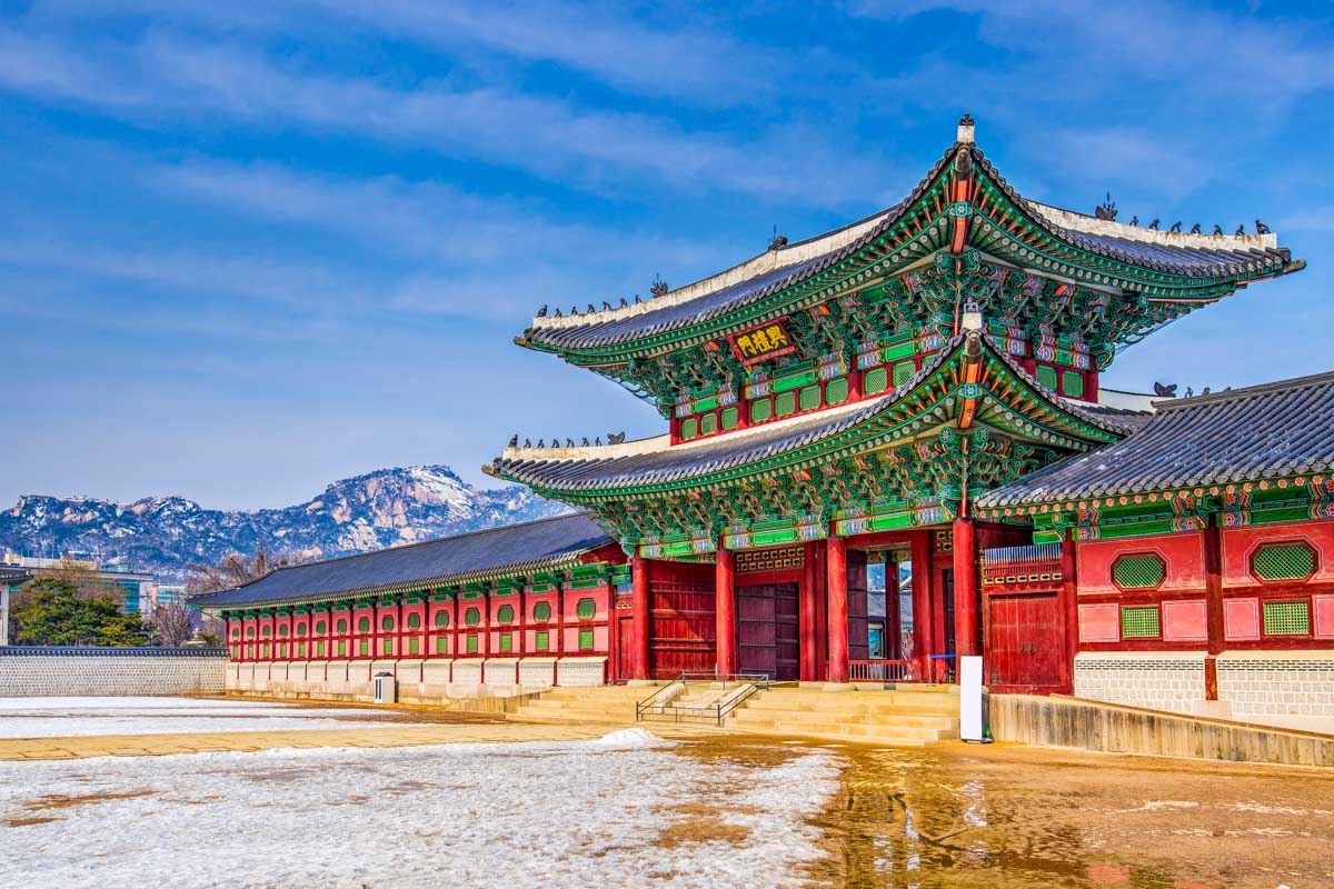 Gyeongbokgung Palace in Seoul South Korea
