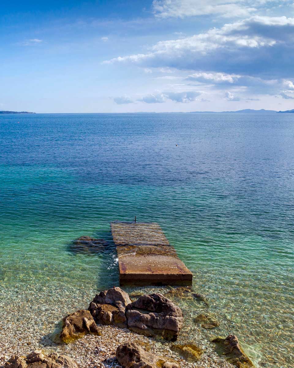 Kalami Beach in Corfu Greece