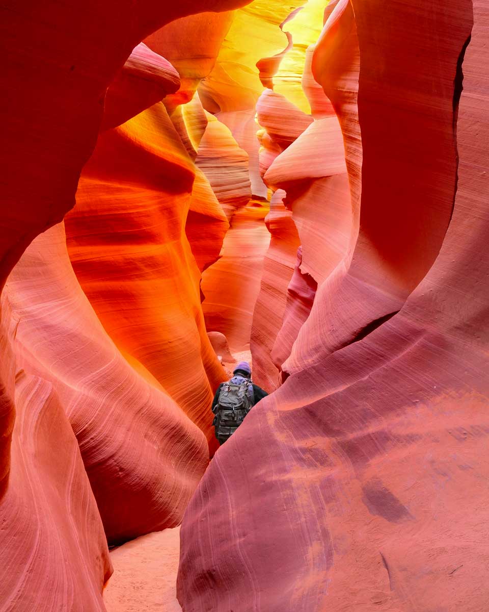 Lower Antelope Canyon seen on a guided hike from Page Arizona (1)