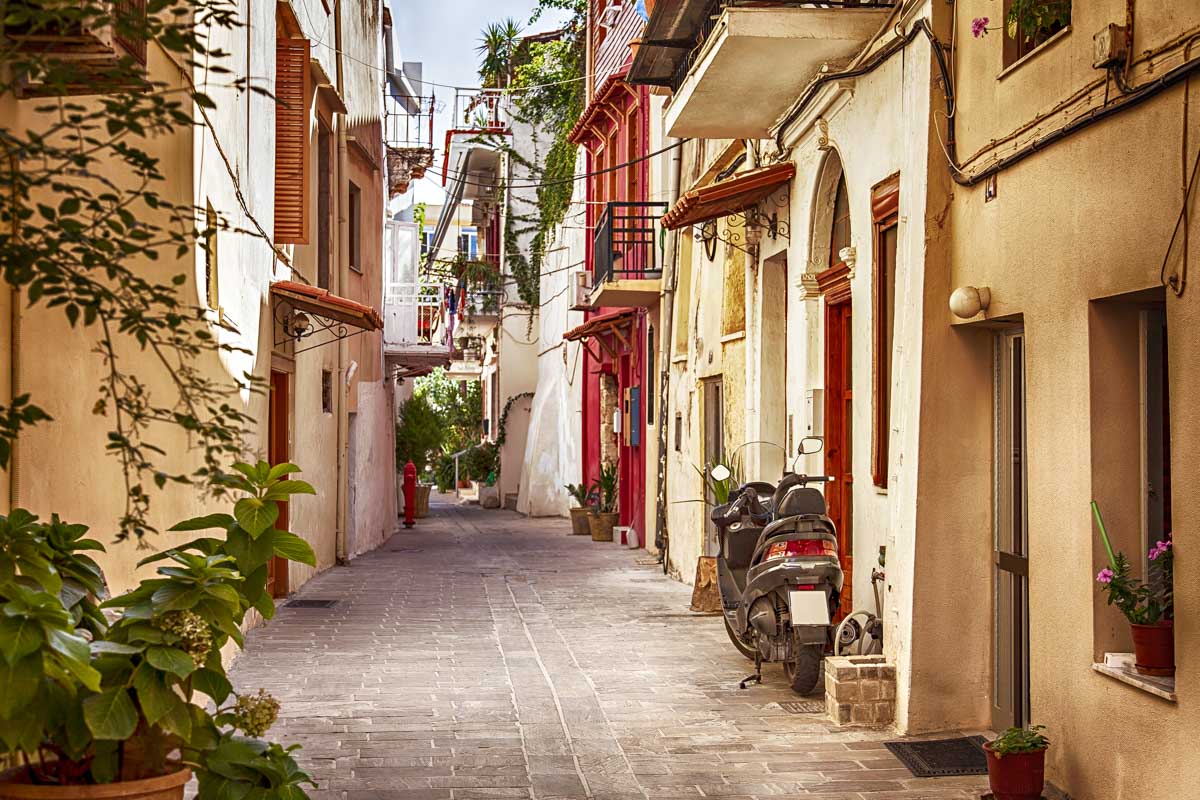 Old Town Chania Crete Greece