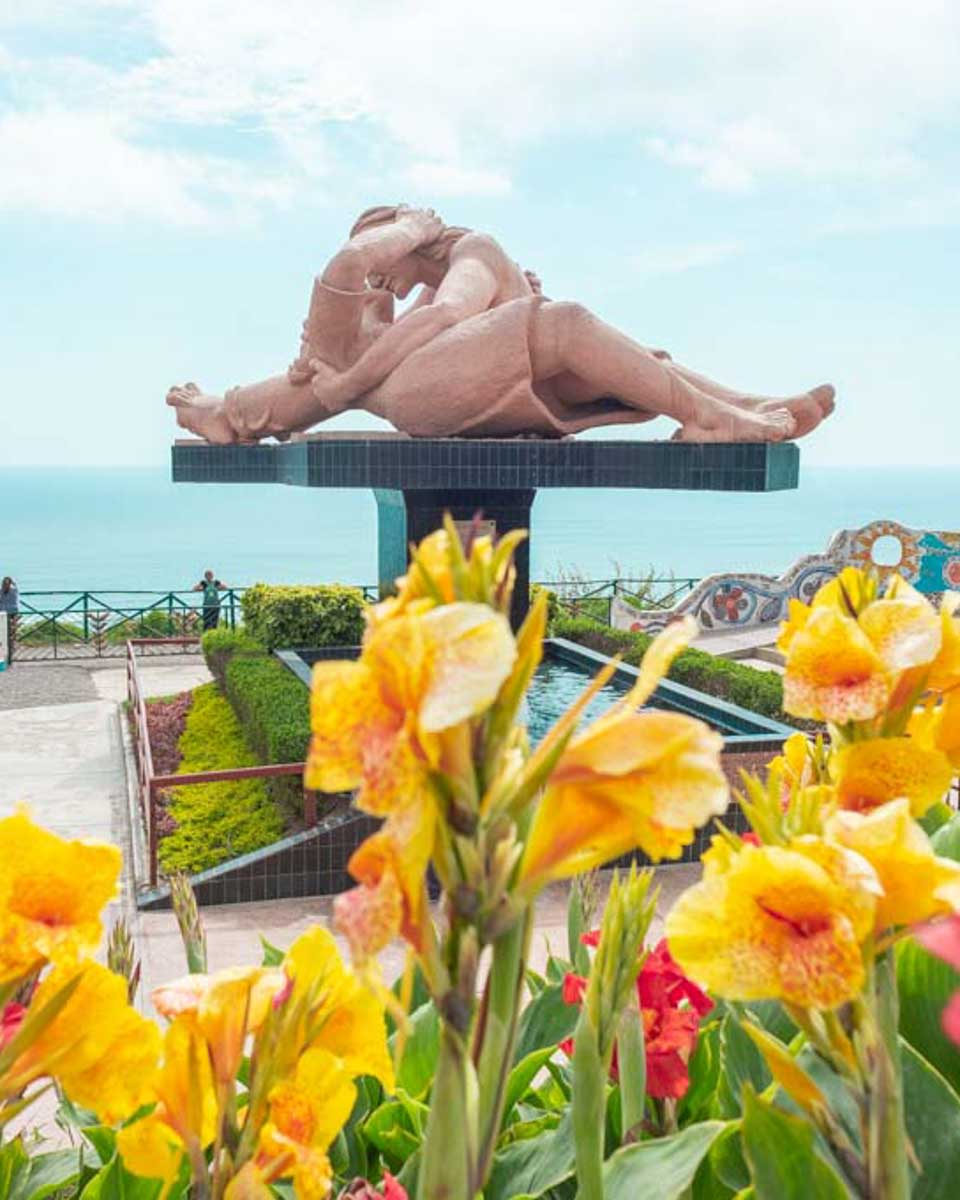 Parque del Amor seen on a tour from Lima Peru in Miraflores