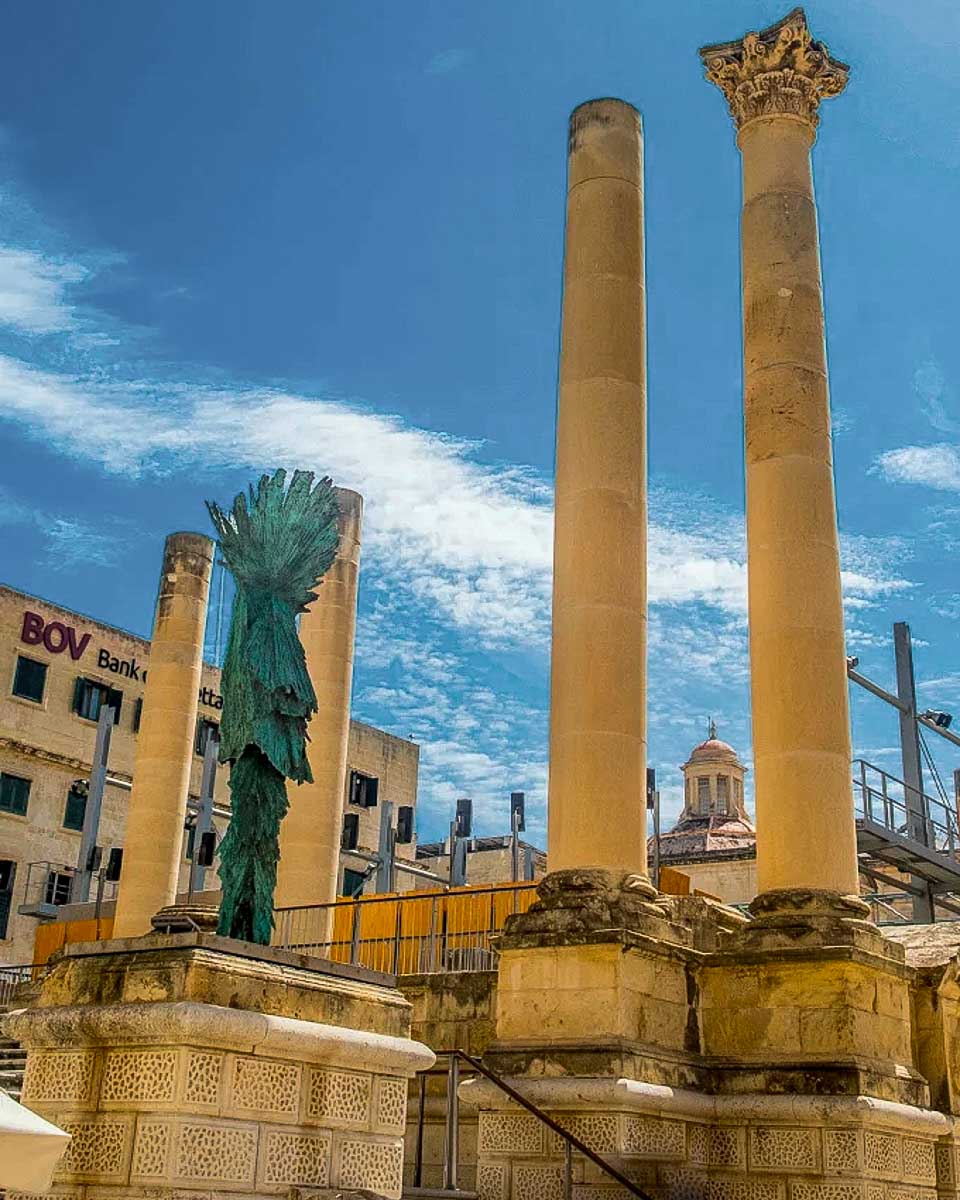 Pjazza Teatru Rjal in Valletta Malta